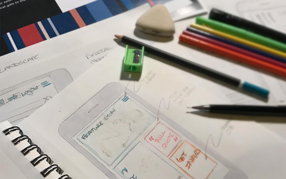 Mobile Design Sketcing